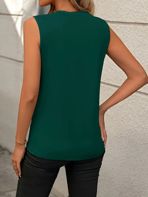 Round Neck Sleeveless Tank (S-2X)