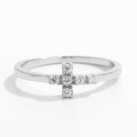 Sterling Silver Cross Ring