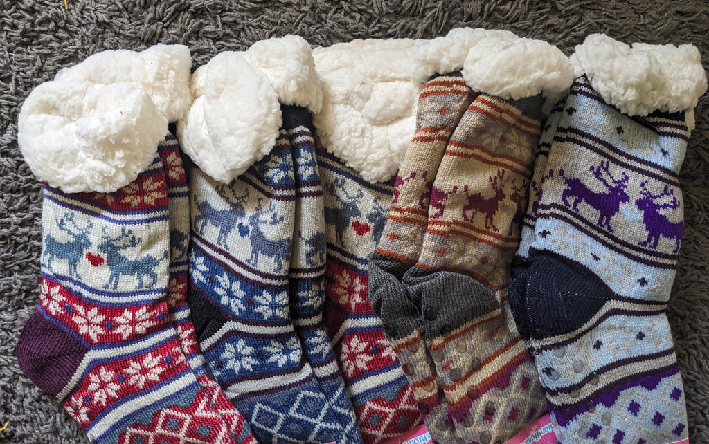 Thick and Warm Reindeer Slipper Socks