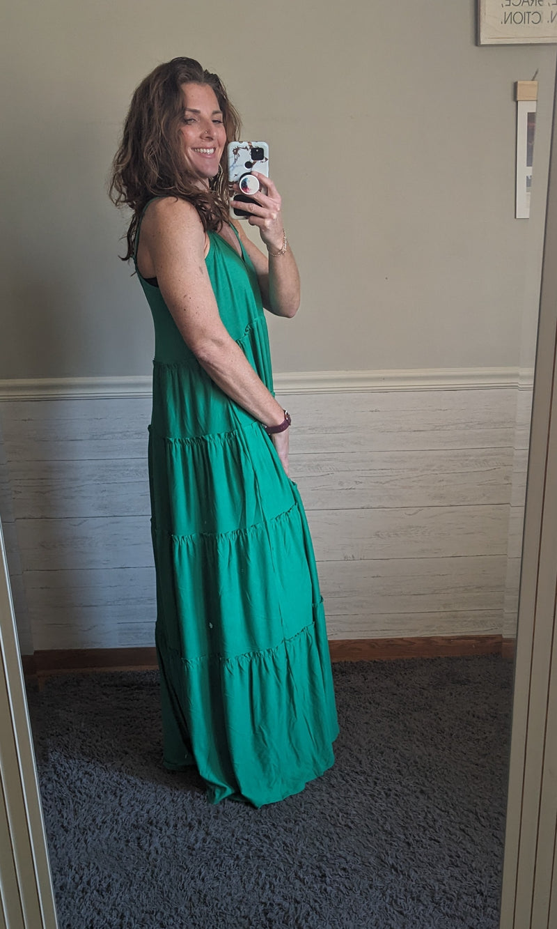 Kelly Green Pocket Maxi (S-XL)