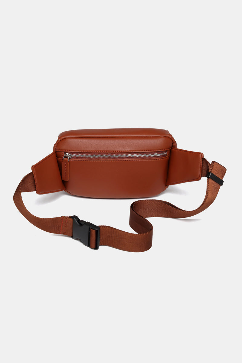 Small PU leather Sling Bag - IronFox Clothing